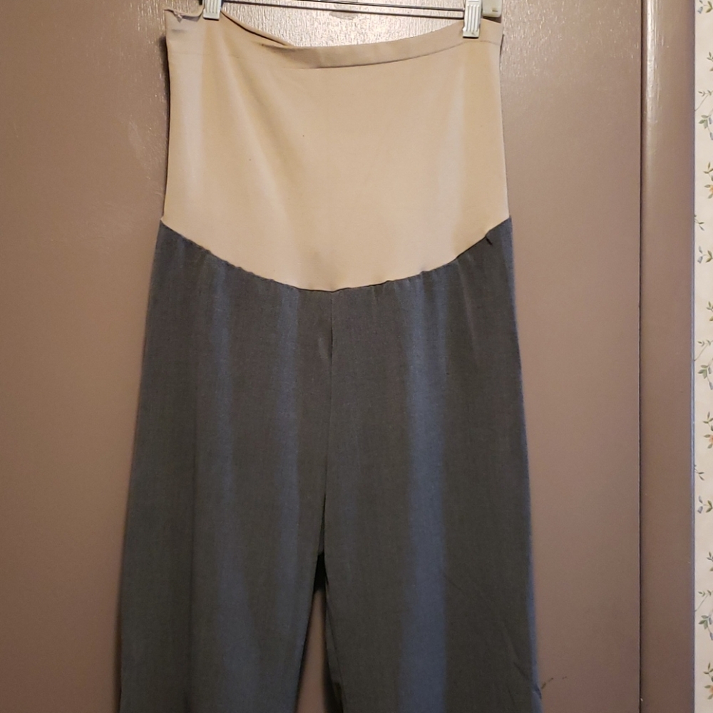Plus size maternity dress pants